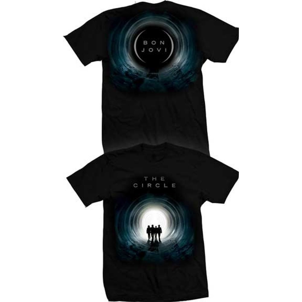Bon Jovi T-Shirt Circle Tour Black Size Small NWOT